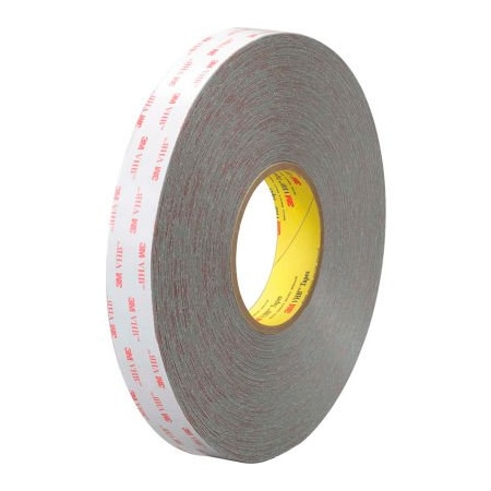 Box Packaging 3M 4926 Double Sided VHB Acrylic Foam Tape 1/2" x 5 Yds. 15 Mil Gray VHB492612R